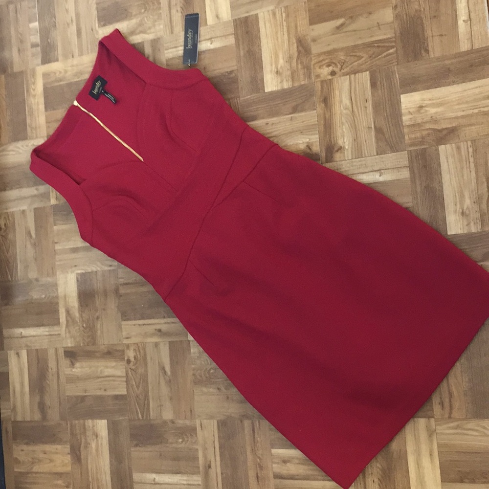 Red cocktail dress